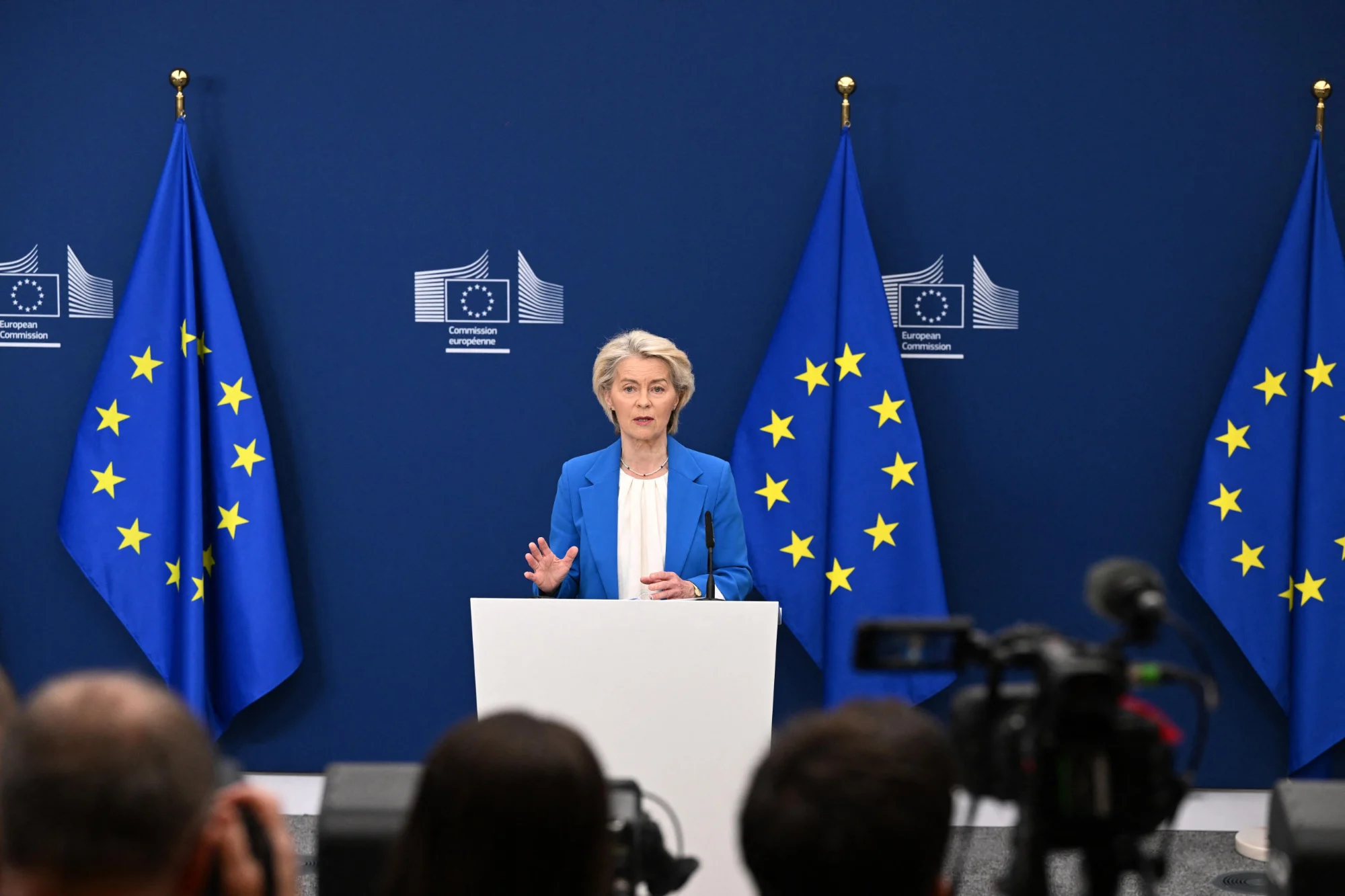 Ursula Von der Leyen presidente la comisión europea de la UE