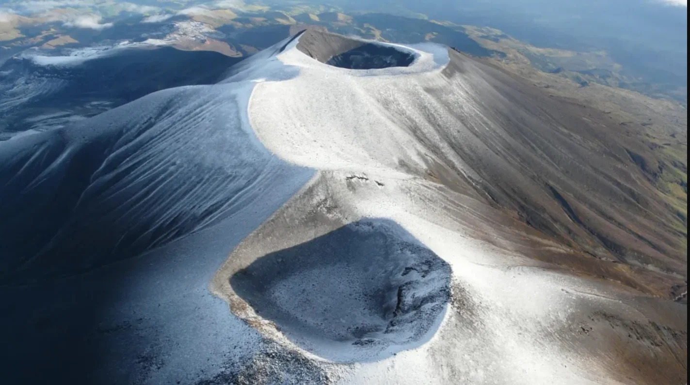 Volcán Purace en Colombia