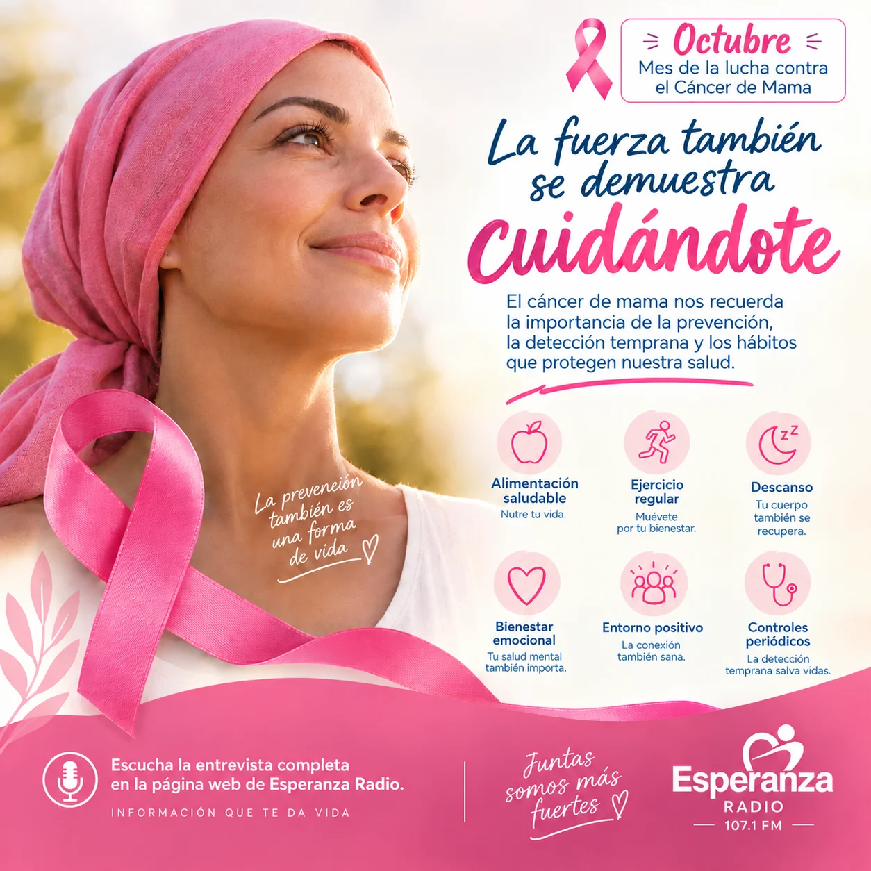 Día Mundial contra el cáncer de mama.